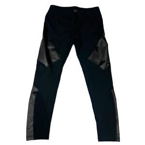 CALIA Carrie Underwood Journey Moto Leggings Black Pull On Workout Pants Women M